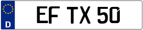 Truck License Plate